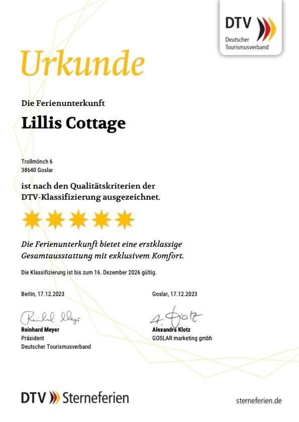 Lillis Cottage Goslar Kültér fotó